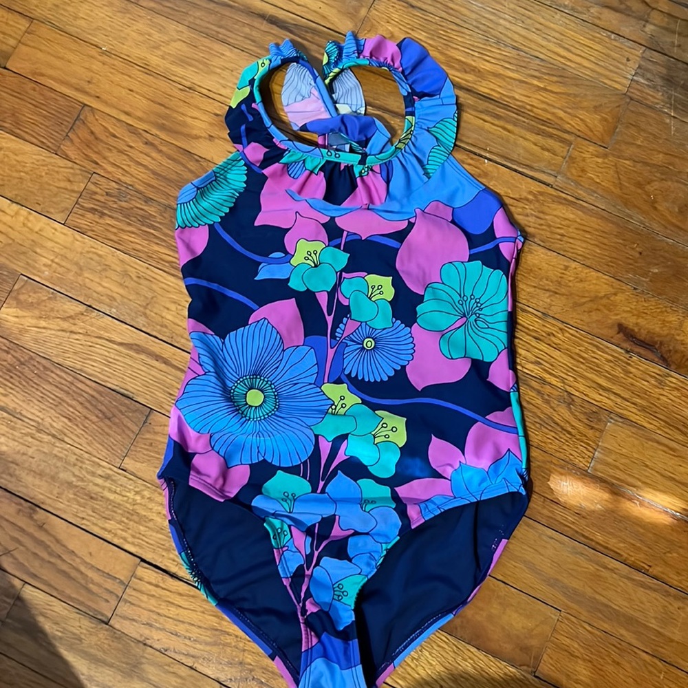 Gap Kids floral bathing suit size XL